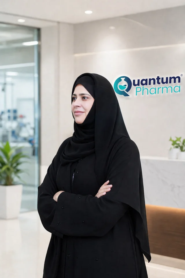 Noura Al Meraikhi, Chairwoman and Co Founder of Quantum Pharma Industries LLC
